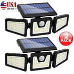 Led Motion Sensor Solar Lights 2 Pack Outdoor IP65 Waterproof Security Lamp. Fixed Price $17.99.