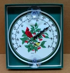 Easy-read Window Thermometer By Aspects Cardinal Goldfinch Birds With Box. Fixed Price $29.99.