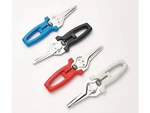 Kuhn Rikon Set Of 4 Kitchen Shears Scissors Snips Blue Black White Red Colors. Fixed Price $54.99.