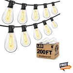 200FT Outdoor String Lights, Ultra Long Led Patio With Shatterproof Hi.... Fixed Price $87.95.