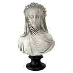 Design Toscano Veiled Maiden Indoor Bust Statue, 9 Inch Wide, 14 Tall, .... Fixed Price $100.90.