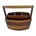 B. Smith "the Cellar" Macys Wooden Caddy Utensil Desk Garden Tool Organizer. Fixed Price $25.00.