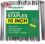 Amagabeli 10 Inch 200 Pack Galvanized Landscape Staples 11 Gauge Anti-rust Heavy. Fixed Price $44.81.