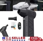 Electric Air Duster Cordless Mini Jet Snow Blower Portable Turbo Fan With Led. Fixed Price $19.99.