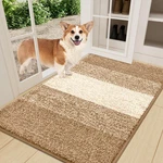 Smiry Dog Door Mat For Muddy Paws Absorbs Moisture And Dirt Low-profile Entryway. Fixed Price $47.83.