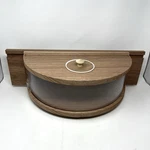 Window Bird Feeder Panoramic In-house Coveside Solid Red Oak Wood Unused. Fixed Price $110.00.