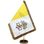 Frf Flag Vatican City Table 8X12 Inch Desk Office Display. Fixed Price $55.73.