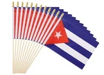 Ckexin 25PACK Small Flag Handheld Mini Cuban On Stick 5X8 Inch. Fixed Price $20.69.