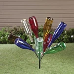 Unique Style Outdoor Metal Wine Bottle Holder Bush Tree Garden Yard Stake Decor. Fixed Price $26.30.