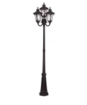 Livex Oxford 4 Light 93" Tall Outdoor Multi Head Post Bronze 7869-07. Fixed Price $699.99.