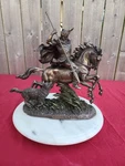 Odin Sleipnir Wolf Statue Norse Mythology Decor Veronese Design. Fixed Price $125.00.