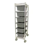 Prairie View Industries LUGCT6 Rack Aluminum Food Service Bus Clean Up Cart. Fixed Price $369.48.