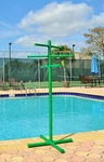 Pool & Spa Towel Rack Green Premium Extra Tall Tree Outdoor Pvc. Fixed Price $117.17.