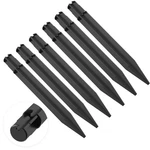 Sdtc Tech Abs Ground Spikes (only Fit For Pole Of 6-PACK, Black. Fixed Price $14.18.