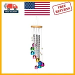 Unique 22-INCH Colorful Wind Chimes With 11 Aluminums Bells Great Gifts. Fixed Price $15.26.