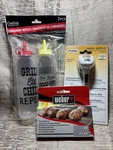 Weber Original Potato Nails 6488 & Polder Thermometer Squeeze Bottles Bbq Lot. Fixed Price $24.50.