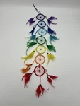 Chakra Dream Crystal Chandelier Suncatcher Handmade Rainbow Fengshui. Fixed Price $30.00.