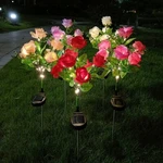 Solar Garden Lights Outdoor Waterproof Flower Led Stake Lamp Yard Decor. Fixed Price $13.99.
