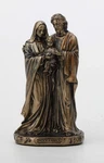 Veronese Design 3/8 Inch Holy Family Cast Resin Hand Painted Bronze Statue. Fixed Price $15.87.