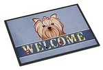Caroline's Treasures BB1390JMAT Yorkie Yorkishire Terrier Welcome Door Mat,. Fixed Price $29.99.