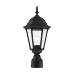 Livex Lighting 7558-14 Outdoor Post Top With Clear Beveled Glass Shades.... Fixed Price $172.38.