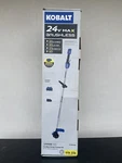 New Kobalt 24-VOLT, 12-IN Straight Cordless String Trimmer Bare Tool Only. Fixed Price $100.00.