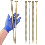 Jpoip 16 Inch Rebar Stakes - 1/2 Diameter Galvanized Steel Ground Yellow. Fixed Price $32.29.