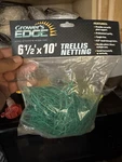 Growers Edge Trellis Netting 6.5'X10' With 6"SQUARES. Fixed Price $12.99.