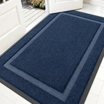Front Mat Indoor Outdoor Waterproof 59 X35 Blue Rubber Olanly Entrance Fade. Fixed Price $179.99.