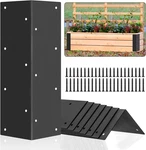 8 Pack Raised Garden Corner Brackets 11" Steel Screws 20-24 Beds. Fixed Price $57.99.