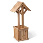 All Things Cedar 4-FT Outdoor Wishing Well Planter Box For Flowers And Plants. Fixed Price $164.59.