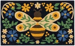 Now Designs Bee Garden Doormat, 18X30IN, Coir Fiber With Vinyl Backing, Fade .... Fixed Price $60.13.