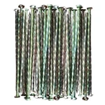 Maombo Artificial Turf Stakes Galvanized Metal Spiral Landscape Spikes For Fa.... Fixed Price $24.95.