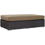 Modway Convene Outdoor Rectangle Ottoman, Espresso Mocha EEI-1847-EXP-MOC. Fixed Price $584.99.