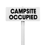 Evermark SSKT04-05 Campsite Occupied Sign With White Stake Kit. Fixed Price $28.69.