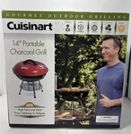 Cuisinart CCG190RB 14 Inch Portable Charcoal Grill - Red. Fixed Price $19.99.