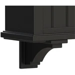 Mayne Fairfield Traditional Plastic Decorative Brackets In Black (set Of 2). Fixed Price $57.27.