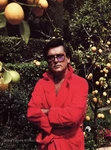1985 Vintage Robert Evans Film Producer By Helmut Newton Garden Photo Art 11X14. Fixed Price $117.53.