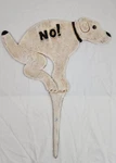 Design Toscano Pausing Pooch Lawn Stake Sign: Medium. Fixed Price $28.99.
