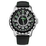 Dewitt Men's 'academia Slide' Black Dial Titanium Bezel AC.SLD.002 Rpb. Fixed Price $15500.00.