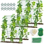 55" H X 36" W Cucumber Trellis For Raised Bed Garden, Black. Fixed Price $23.91.