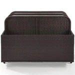 Crosley Furniture Palm Harbor Coastal Wicker / Rattan Patio Float Caddy In Brown. Fixed Price $270.09.
