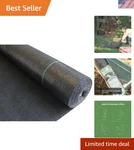 5OZ Landscape Fabric, 3FT X 50FT Pro Garden Weed Barrier - Durable & Heavy Du.... Fixed Price $63.99.
